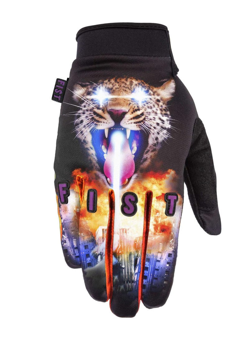 Fist Gloves Laser Leopard