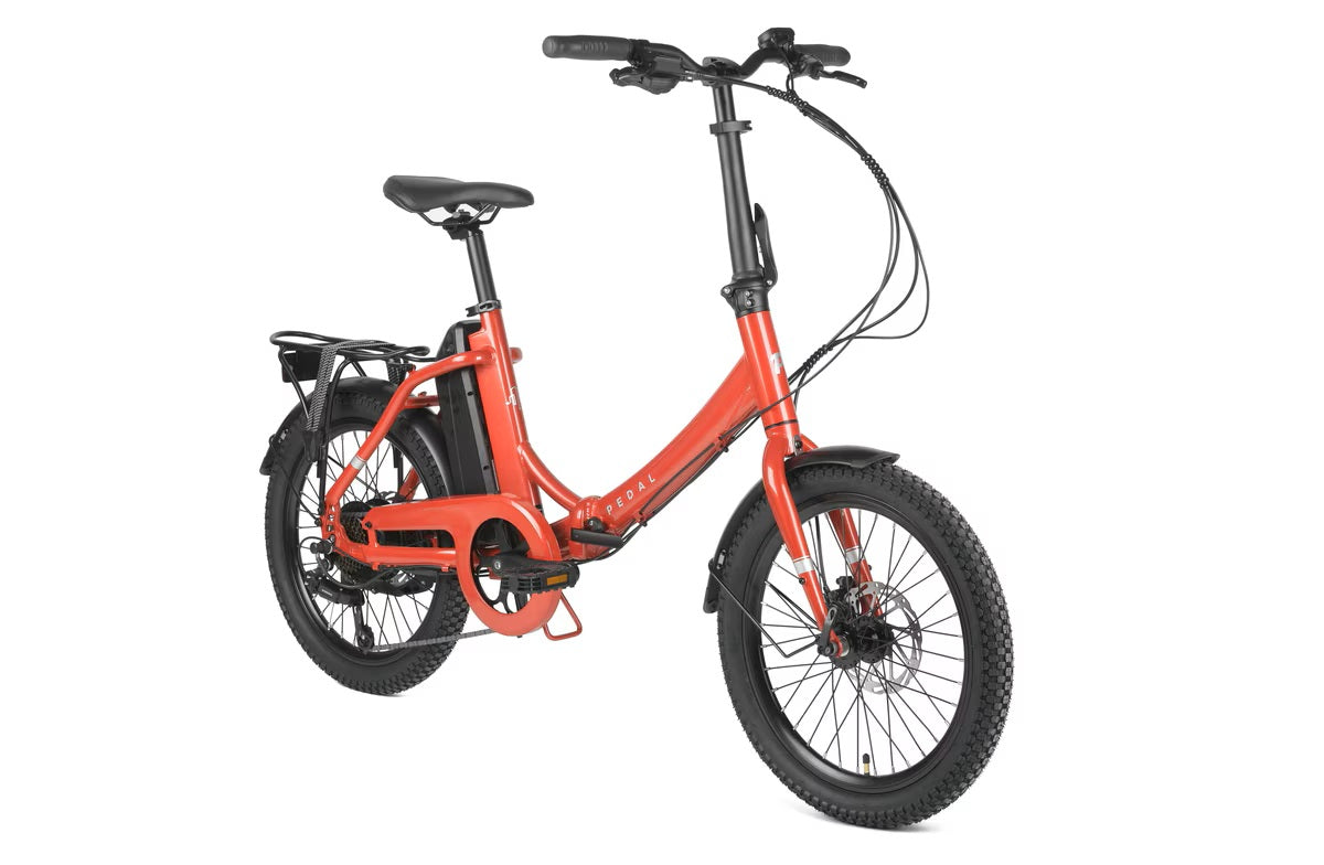 Pedal Derby Folding Ebike 2026 [col:gloss Metallic Red]