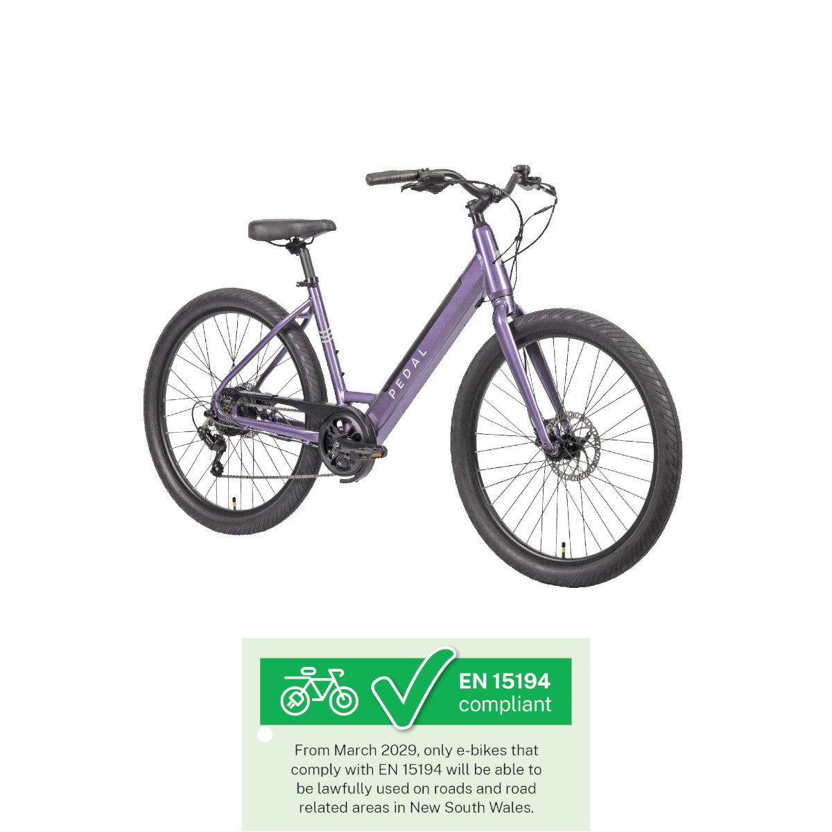 Pedal Breeze St Ebike 2025 [sz:sm Col:gloss Lilac]