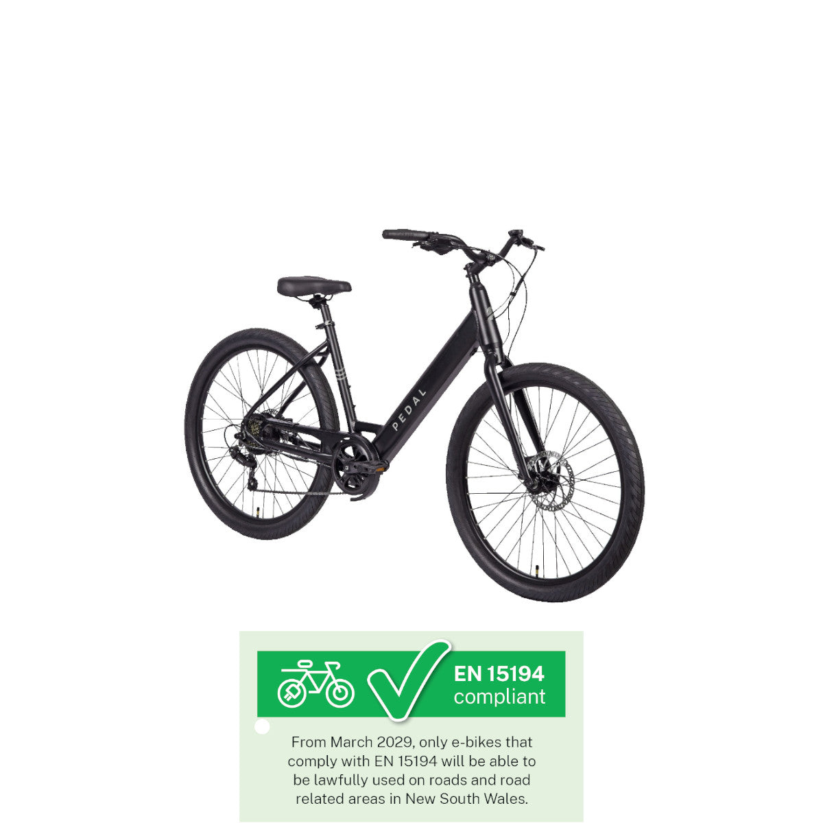 Pedal Breeze St Ebike 2025 [sz:lg Col:satin Black]